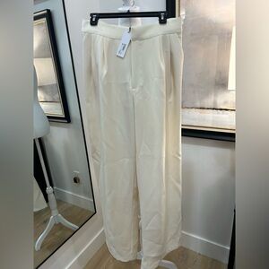 Steve Madden Cream Wide Leg Pants